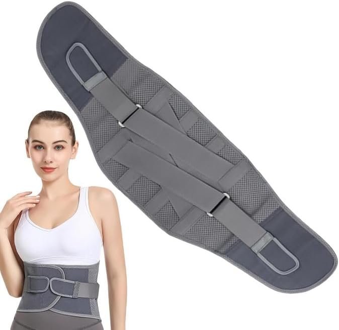 COSYBEE Lumbar Support Belt, Back Brace for Women – Lower Back Brace for Men and Women, Adjustable 360°，no red Light Pad for Body