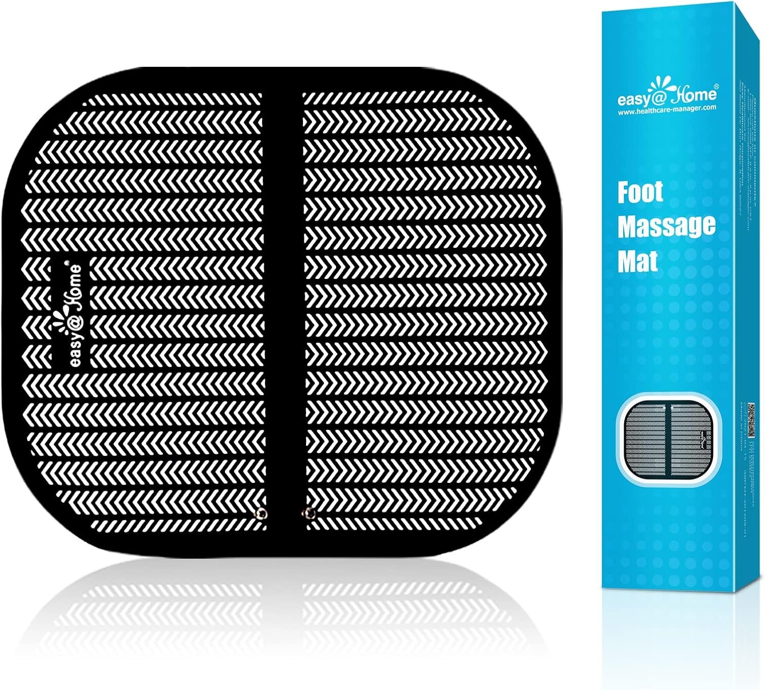 Easy@Home Portable Foot Massager Mat – TENS Model# EHE015 & EHE015BLE & EHE029G, Controller Sold Separately, Mat Requires TENS Unit Controller