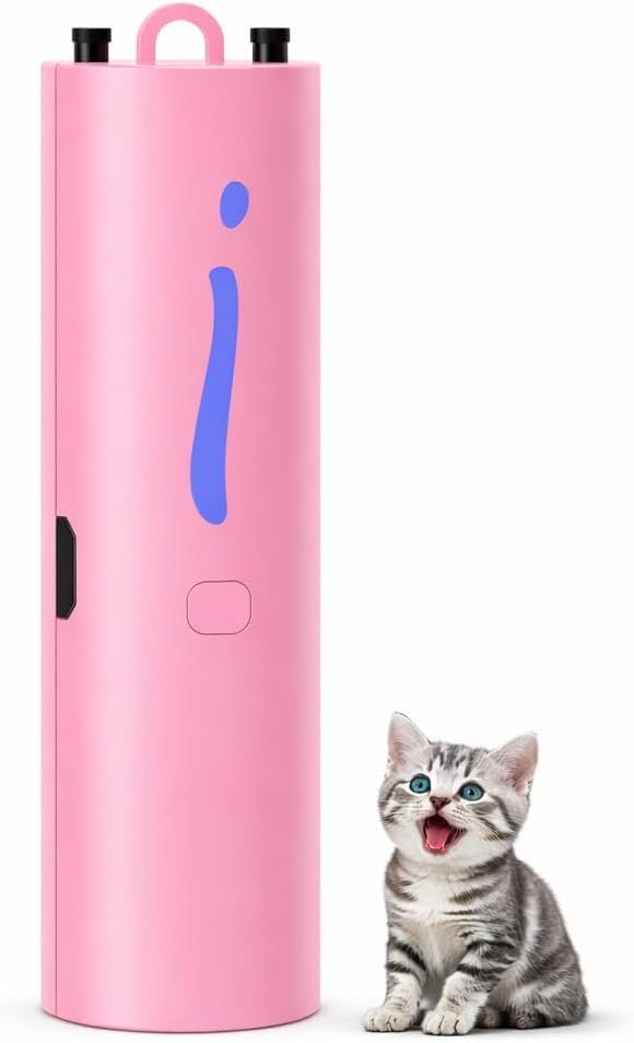 Air Ionizer, Negative Ion Air Purifier for Pet Homes and Small Spaces, Quiet Ozone Free Filterless Air Cleaner for Cat Litter Room, Bathroom, Bedroom, Desk(F6I Pink)