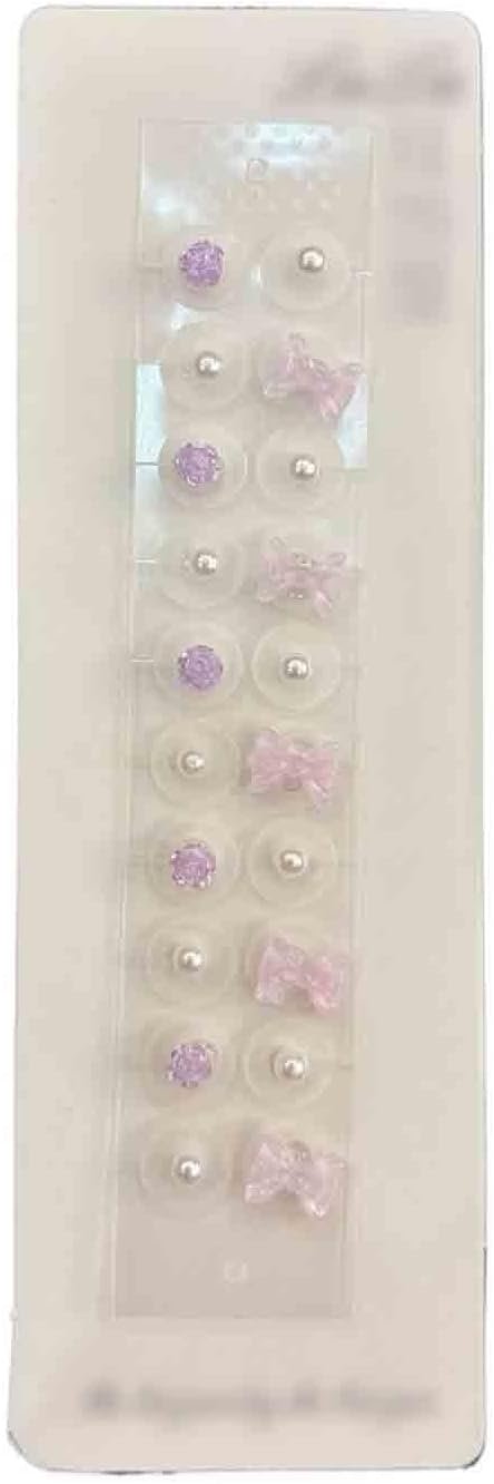 Calm Pops Ear Seeds Durable Sweat-Proof, Fashion Ear Seeds Acupuncture Kit Daily Decorative Promote Sleep(Purple – 20 pcs)