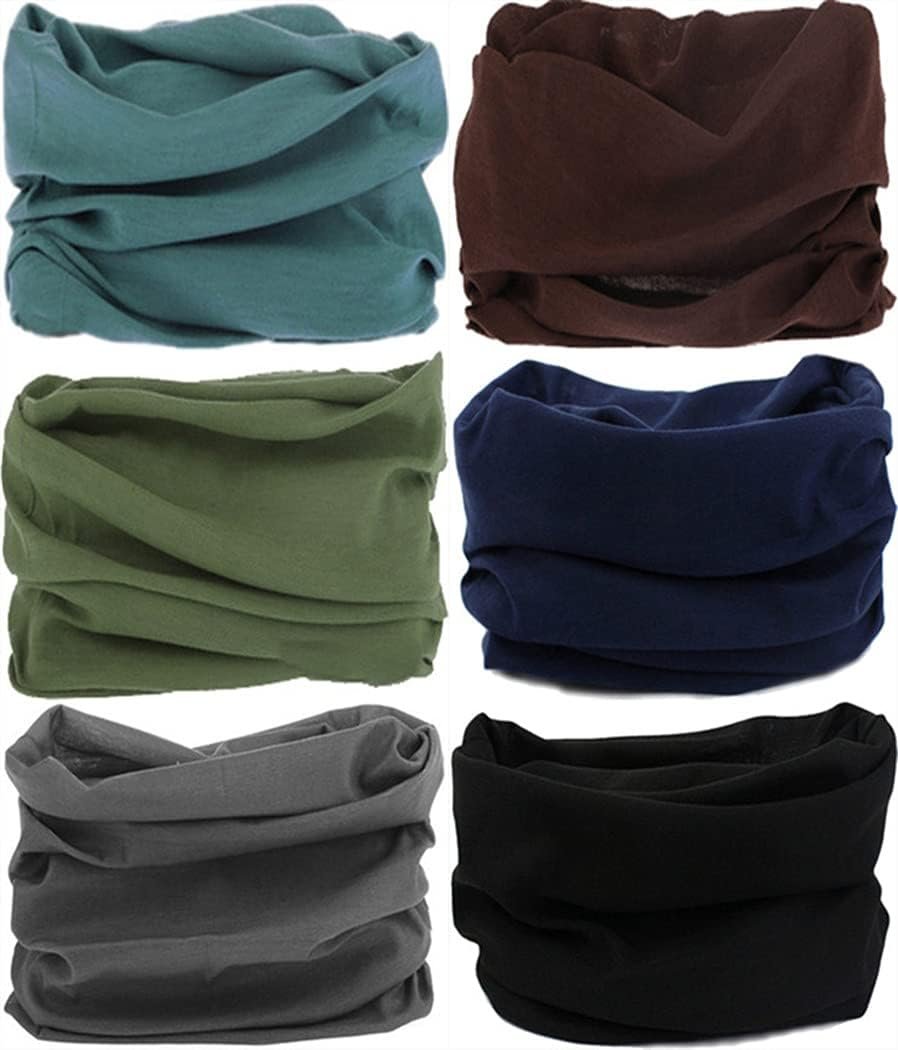 VANCROWN Headband Neck Gaiter Head Wrap Headwear Face Mask Magic Scarf Bandana for Men and Women