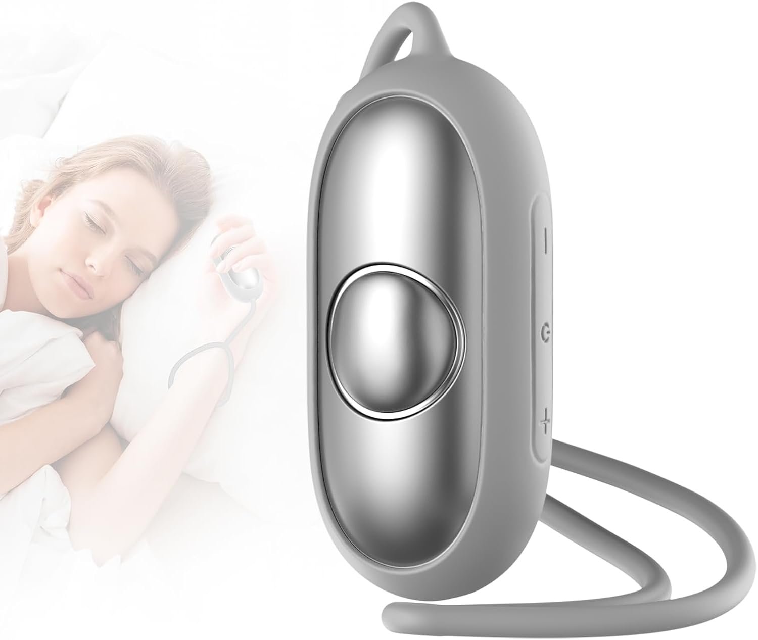Handheld Relaxation Device – Dual-Mode Gentle Pulse Wellness Tool for Adults & Kids, Portable Sleep Device, Supports Calm Focus & Better Rest, USB-C Rechargeable (Silver)