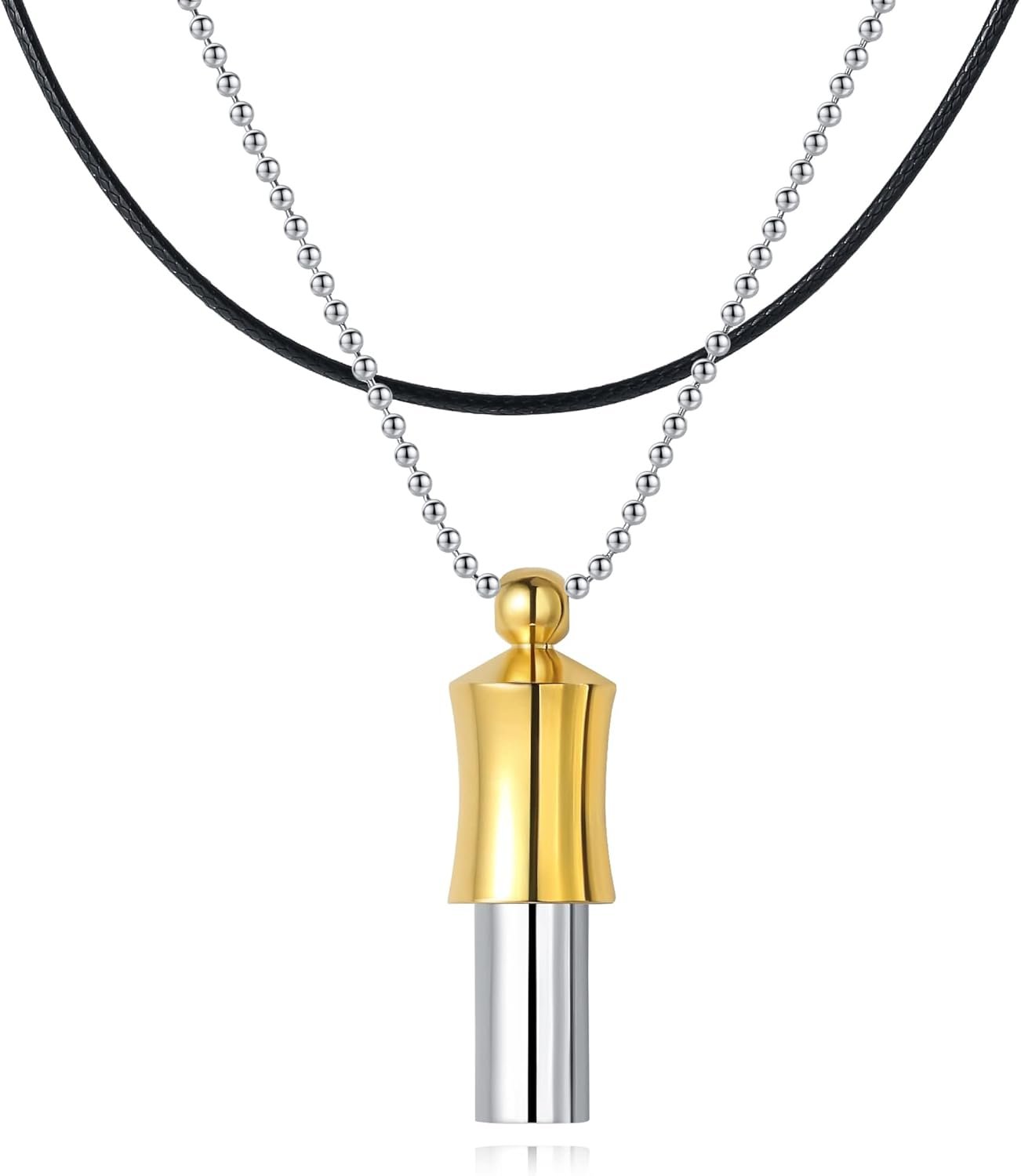 528 hz Necklace, Anxiety Necklace, Breathing Necklace for Meditation Tuning Tools, Mindfulness & Stress Relief Gifts for Women, Men, Frequency Healing Devices, Whistle Necklace for Relaxation, Calming