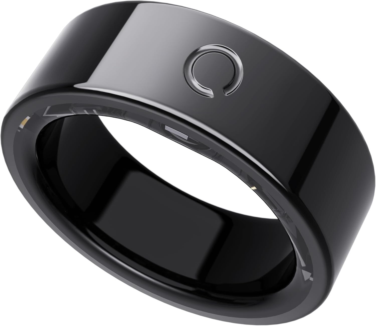 opove O Ring Smart Ring, Fitness Trackers Rings with Sleep/Stress/Heart Rate/Women’s Health Monitoring, Comfortable Wearing, Up to 7 Days Using, Fitness Ring for Android & iOS, Black-Size11