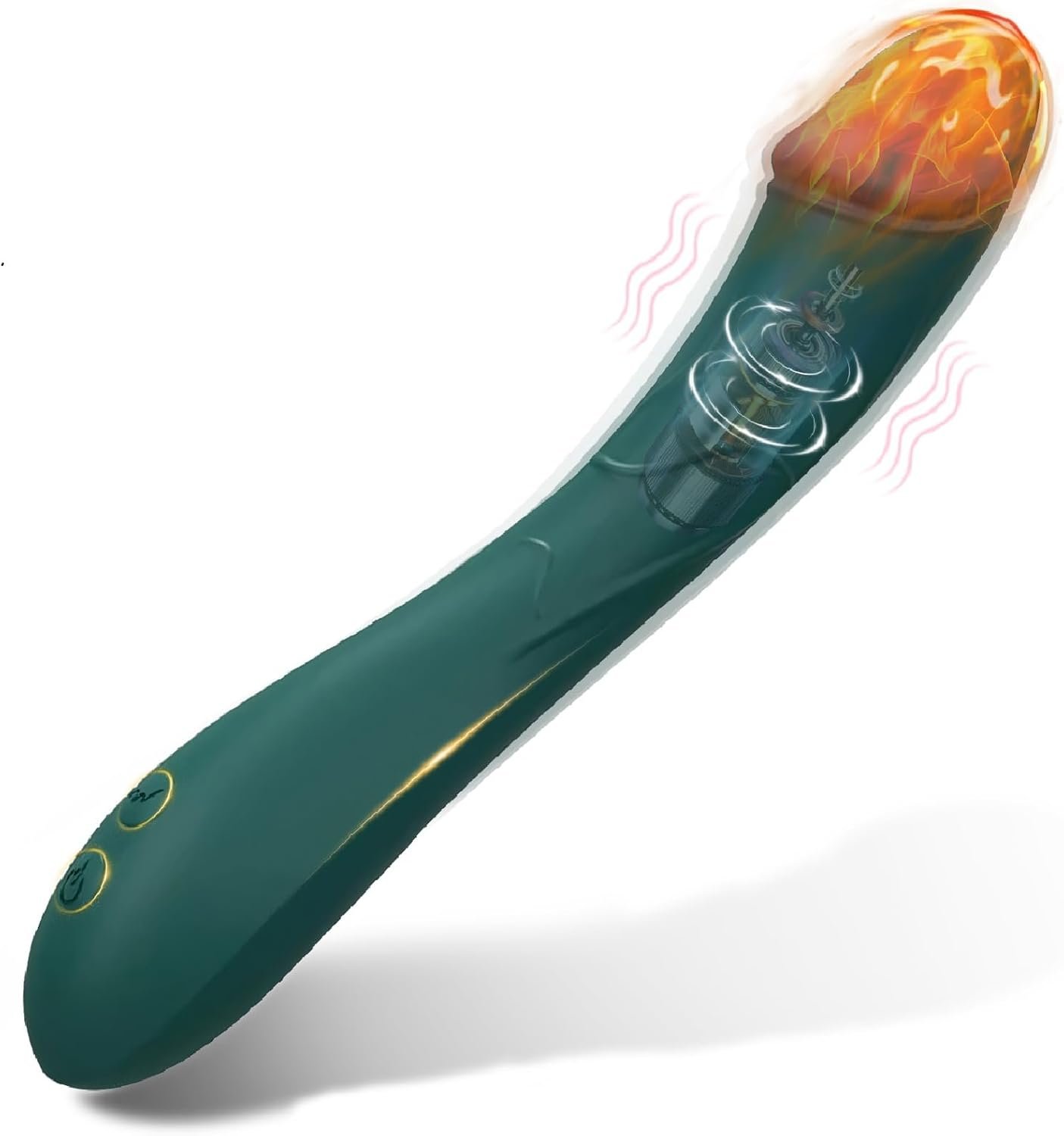 Handheld Vibrating Massager – Clitioral Relaxes Muscles Tool Viboatoars Toy Couples Clitioral Sucker High Frequency Silent Personal Massage Adult Tools Relaxation Portable PO1W02z (Green)