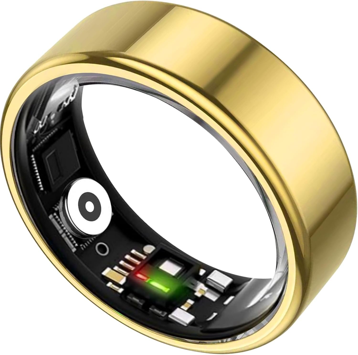 Smart Ring for Women&Men-Activity/Sleep/Heart Rate/HRV/Stress/Women’s Health Tracker-IP68 Waterproof/Wearable-No Subscription Fee Required-Compatible with iPhone &Android