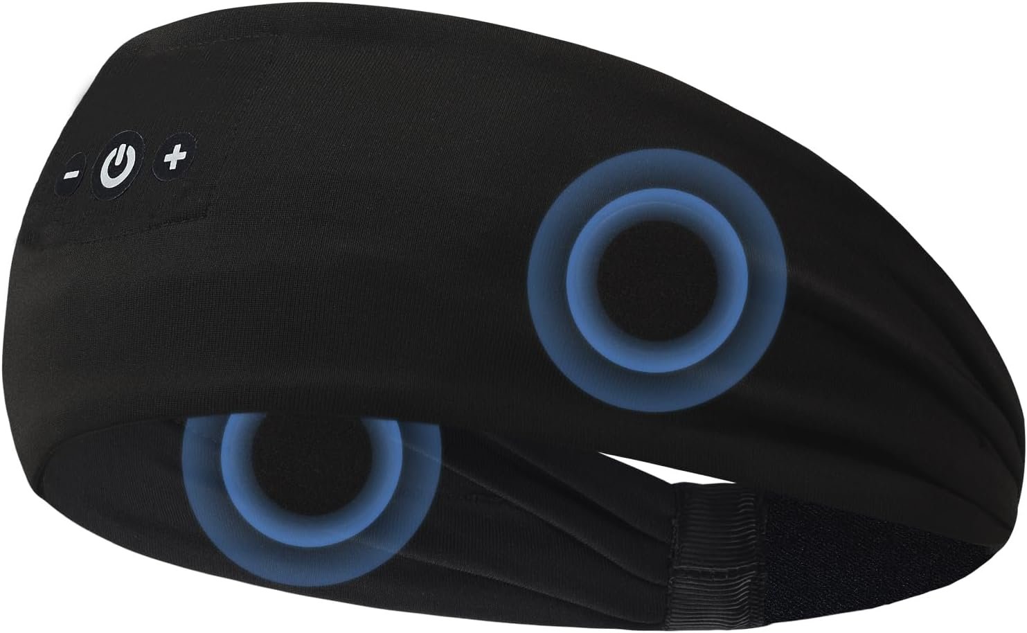 Sleeping Headphones, Headband Headphones with HD Stereo Speaker, Bluetooth Headband for Sports, Running, Workouts, Yoga, Air Travel, Meditation, Gift – Black