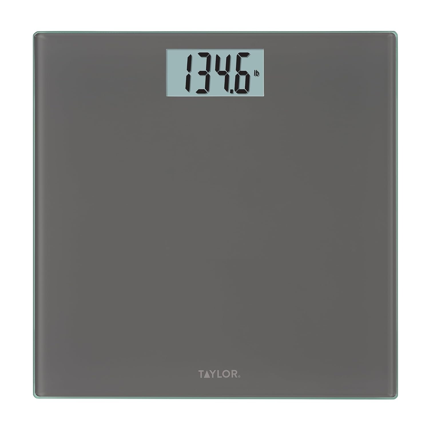 Taylor Smart Bathroom Scale with Precision Hub App, Digital Body Weight Scale, 400 lb Capacity, 8 User Profiles, Smart App Connectivity, Sync to 3rd Party Apps, BMI Tracking, Glass Platform, Charcoal