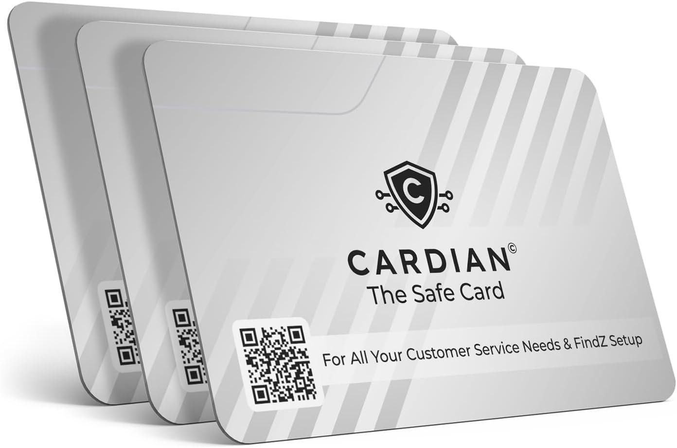 Cardian RFID Blocking Cards Set 3 – Credit Card Protector for Wallets, Passport Shield & NFC Blocking Device | Anti-Skimming Protection for Debit, ID & EMF Cards | Travel Accessories for Men and Women