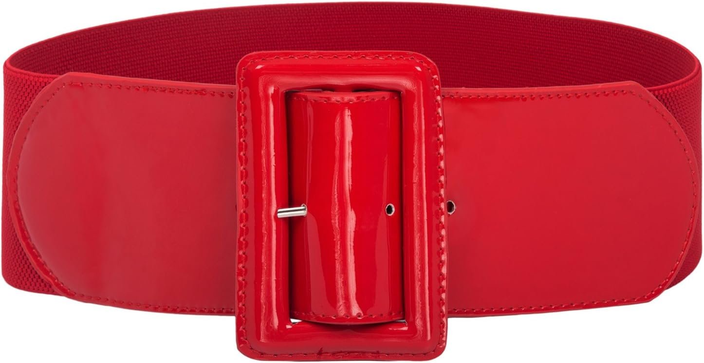 GRACE KARIN Women’s Stretchy Belt 1950s 3 Inch Wide Elastic Belts