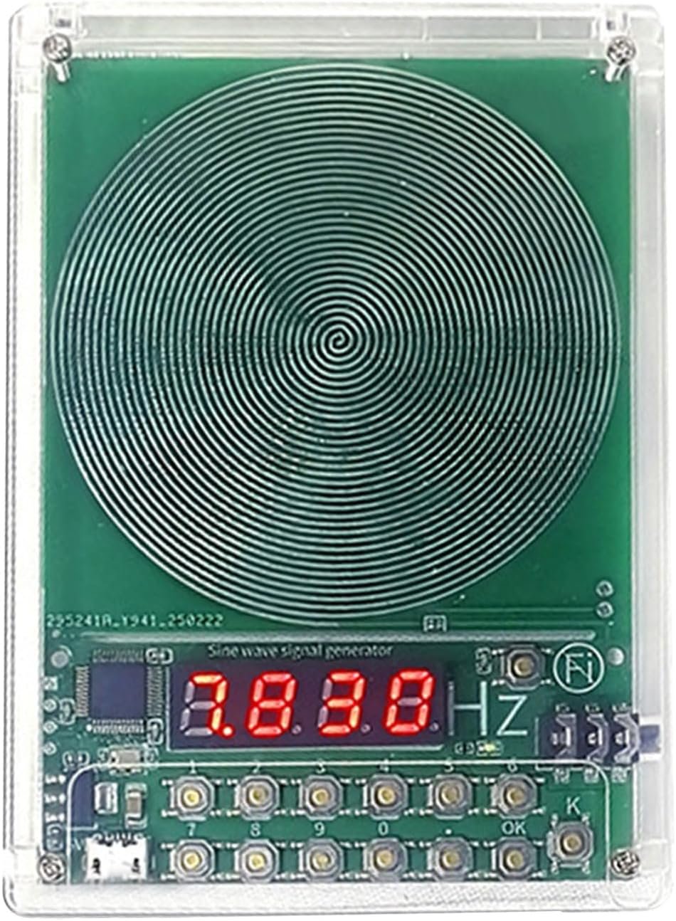 7.83Hz Frequency Generator for Healing, 0.1HZ-100000Hz Adjustable Sound Frequency Machine Healing Device, Schumann Wave Resonance Generator, USB Powered Sound Healing Frequency Device