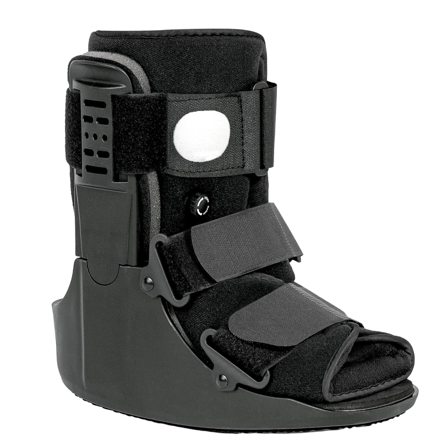 Jewlri Air Walking Boot, Fracture Boot Short Walker Protection Fits Left or Right Foot Ankle Support for Injuries Fractures Sprains Black M