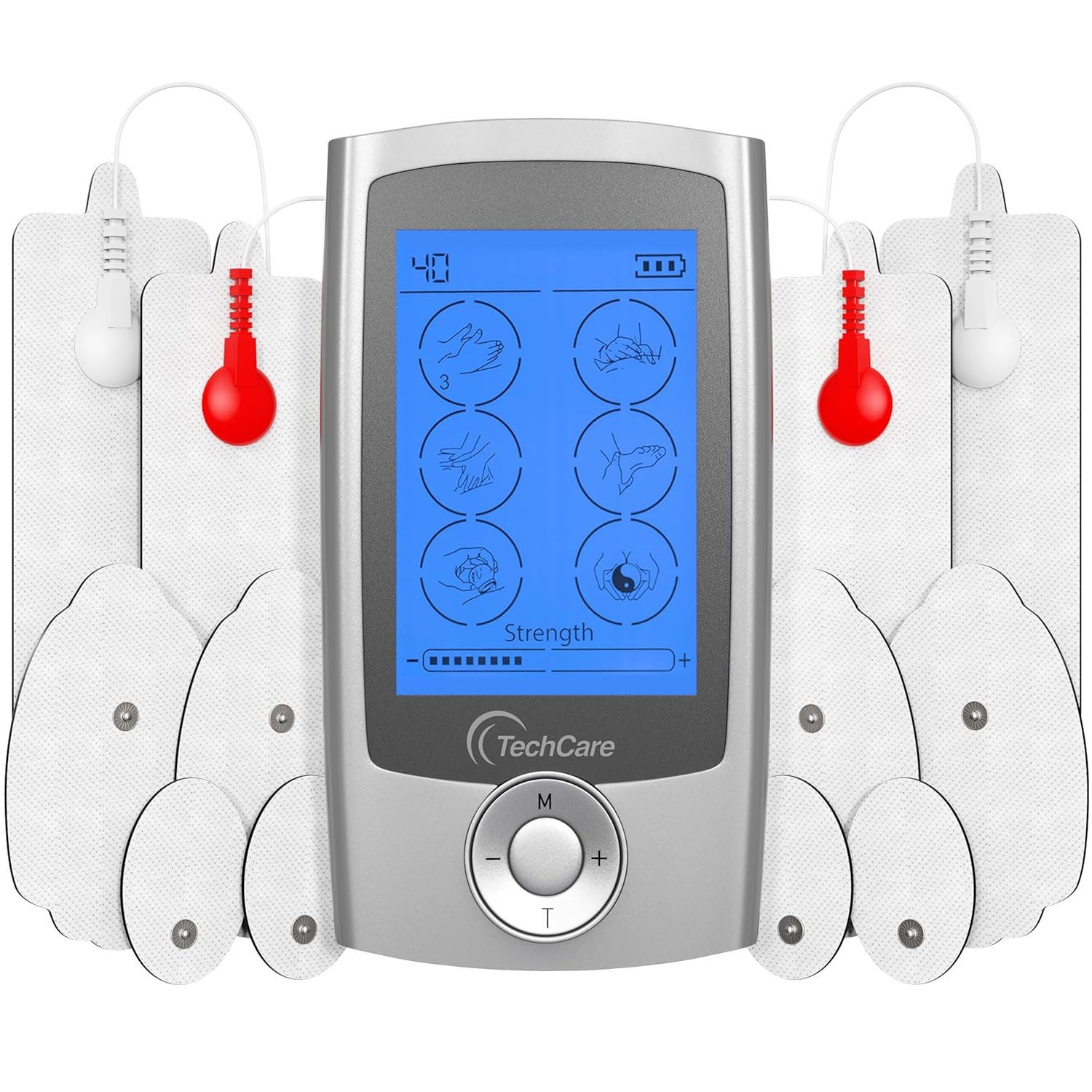 Tens Unit Muscle Stimulator 24 Modes EMS Pulse Massager Machine Device Neck Back Leg Shoulder Pain Relief with Lower Back Massager Belt