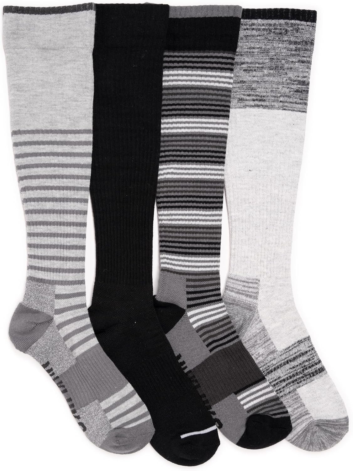 MUK LUKS Women’s 4pk Compression Sock- Wide